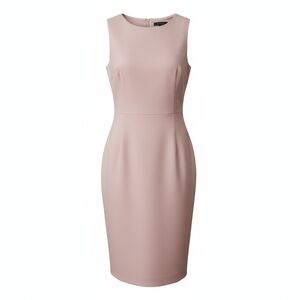 Virgin Wool Blush Colored Dress Imported From Italy
